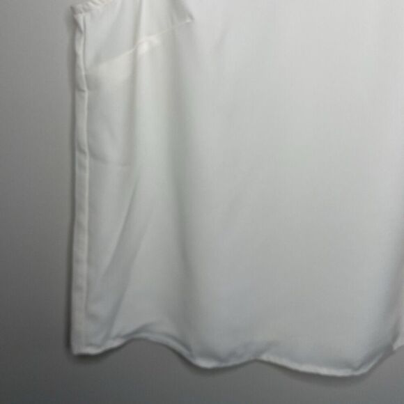 J.CREW Top Women XS Sleeveless Button-Back Shell NEW Ivory BY429 - Picture 5 of 11